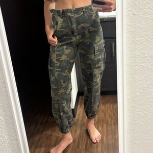 Camouflage Cargo Jogger Pants
